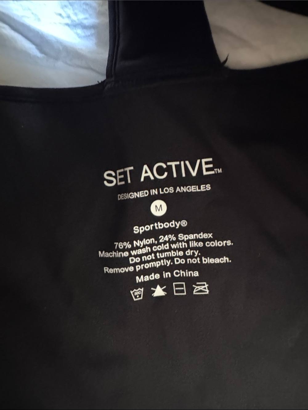 Set Active Racerback Cropped Tank - Picture 4 of 4